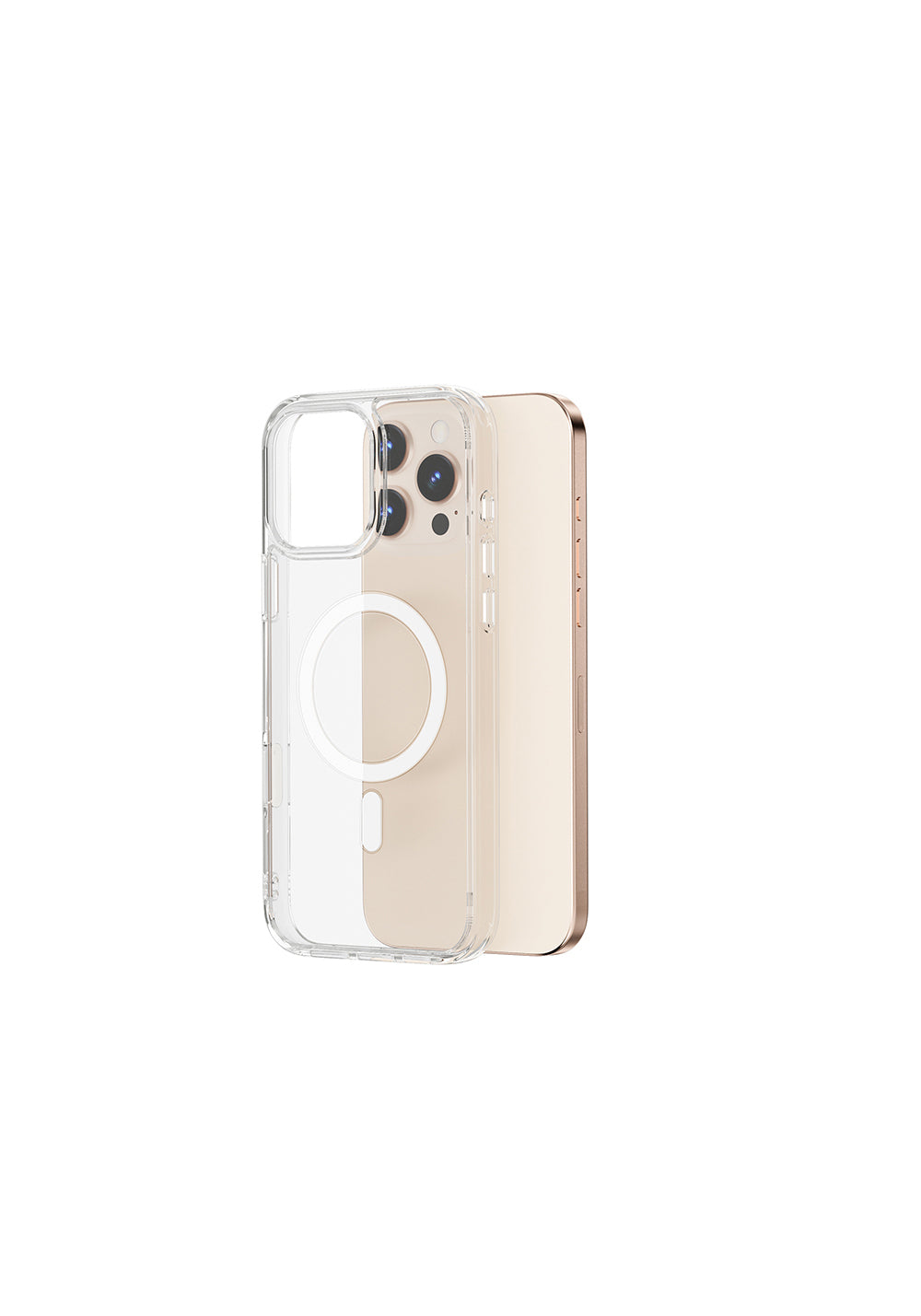 Apple iPhone 16 Pro Max Kılıf Wiwu MCC-102 Magnetic Crystal Sert PC Kapak