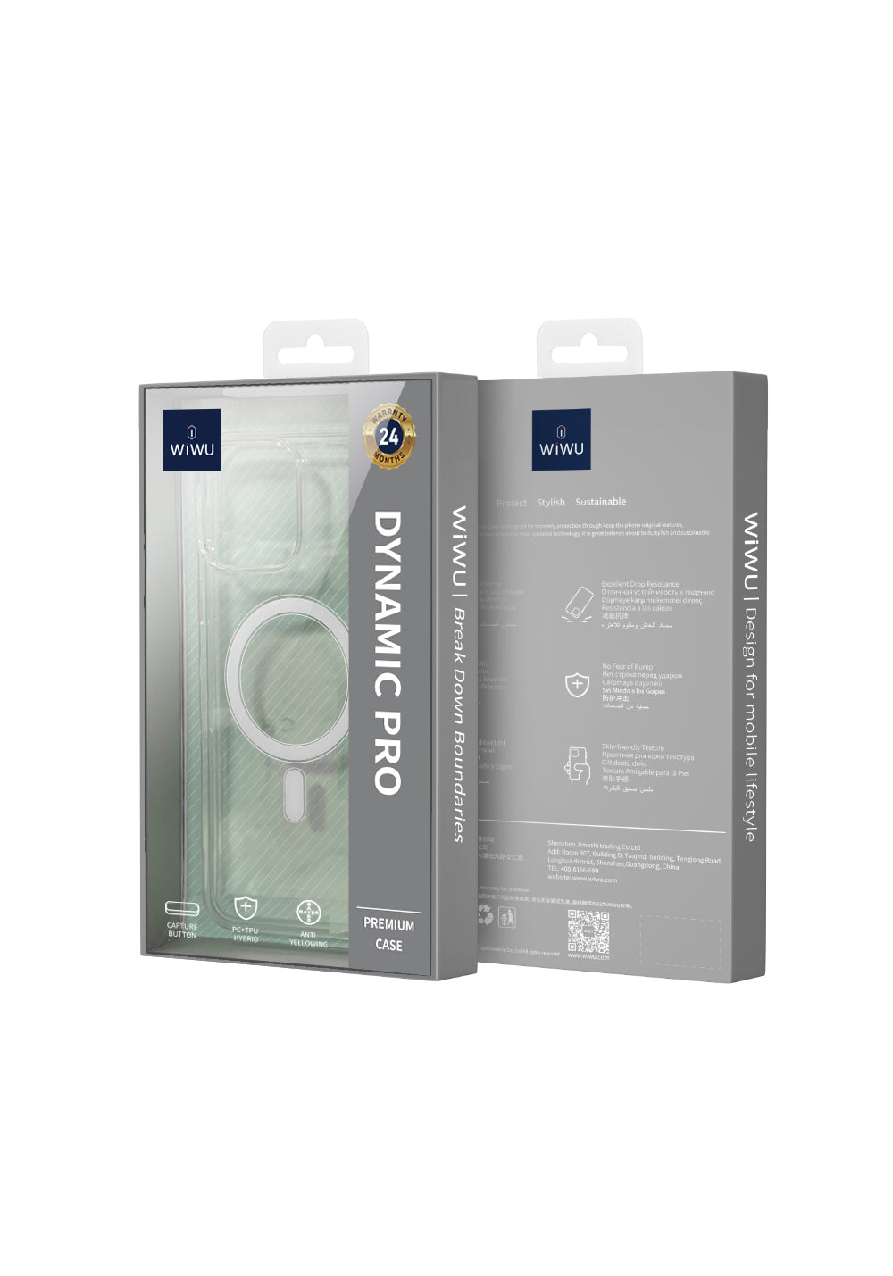 Apple iPhone 16 Pro Max Kılıf Wiwu MCC-102 Magnetic Crystal Sert PC Kapak