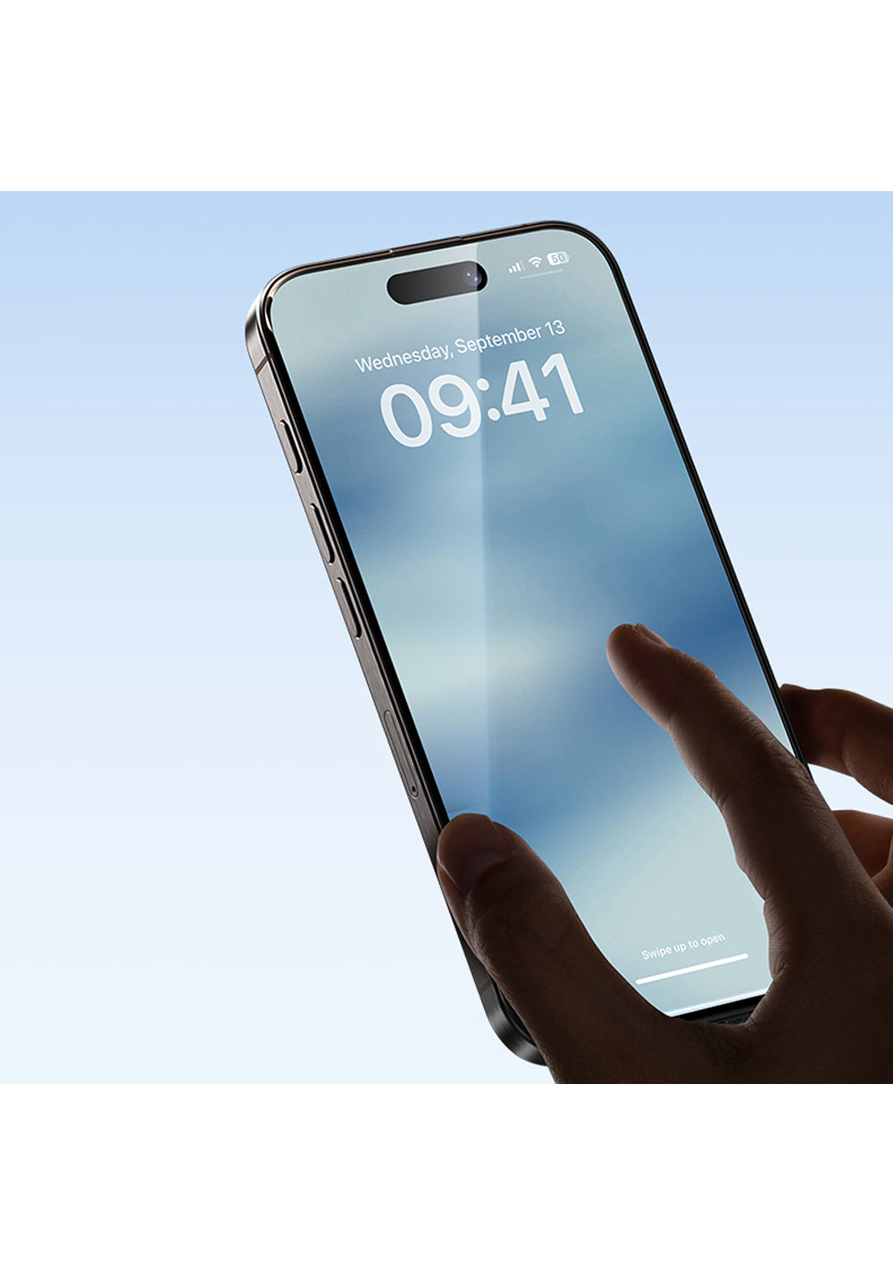 Apple iPhone 16 Pro Benks Ultra İnce Kenarlı Ekran Koruyucu + Kolay Uygulama Aparatlı