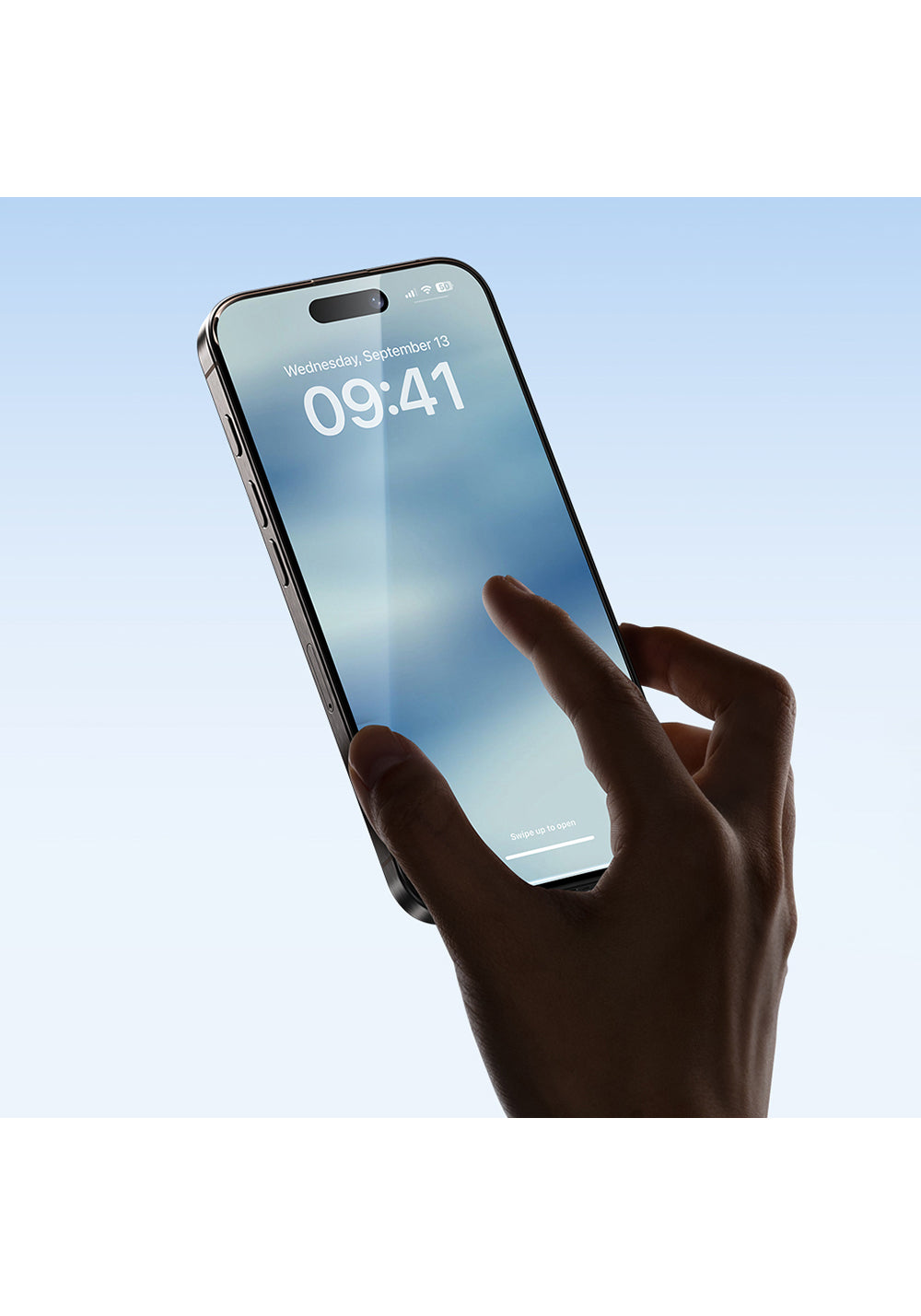 Apple iPhone 16 Pro Benks Ultra İnce Kenarlı Ekran Koruyucu + Kolay Uygulama Aparatlı