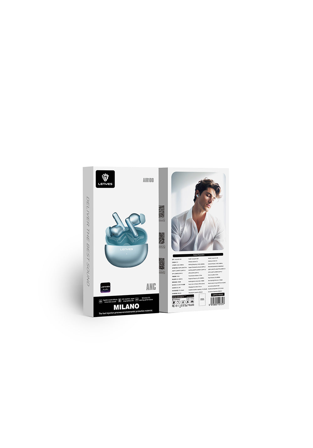 Lenyes Air 100 ANC Özellikli ENC Teknolojili Kulak İçi Bluetooth v5.3 Kulaklık