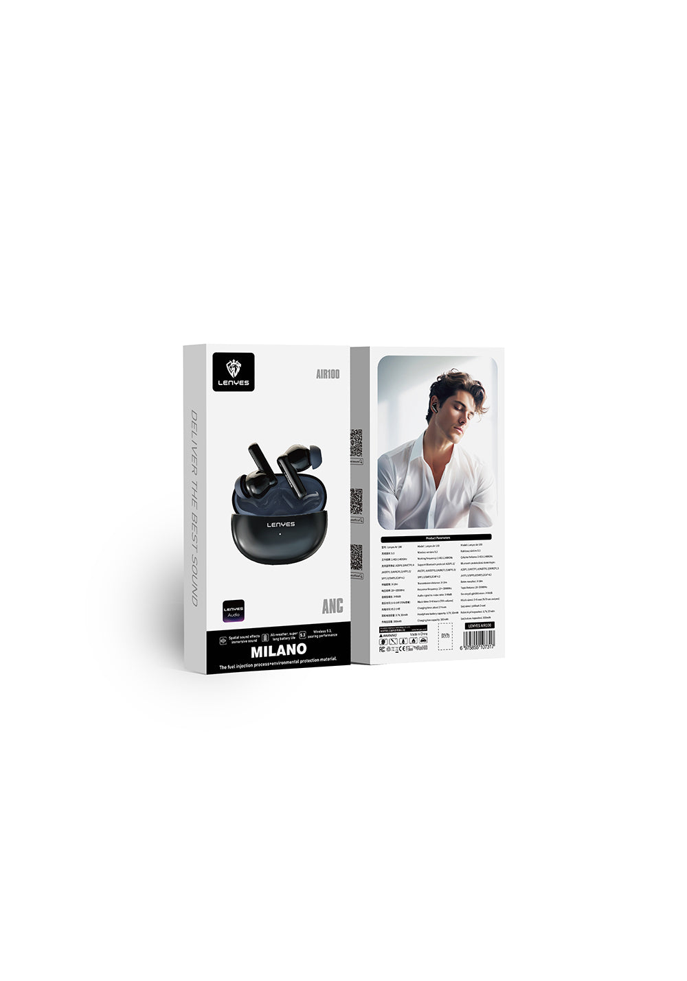 Lenyes Air 100 ANC Özellikli ENC Teknolojili Kulak İçi Bluetooth v5.3 Kulaklık
