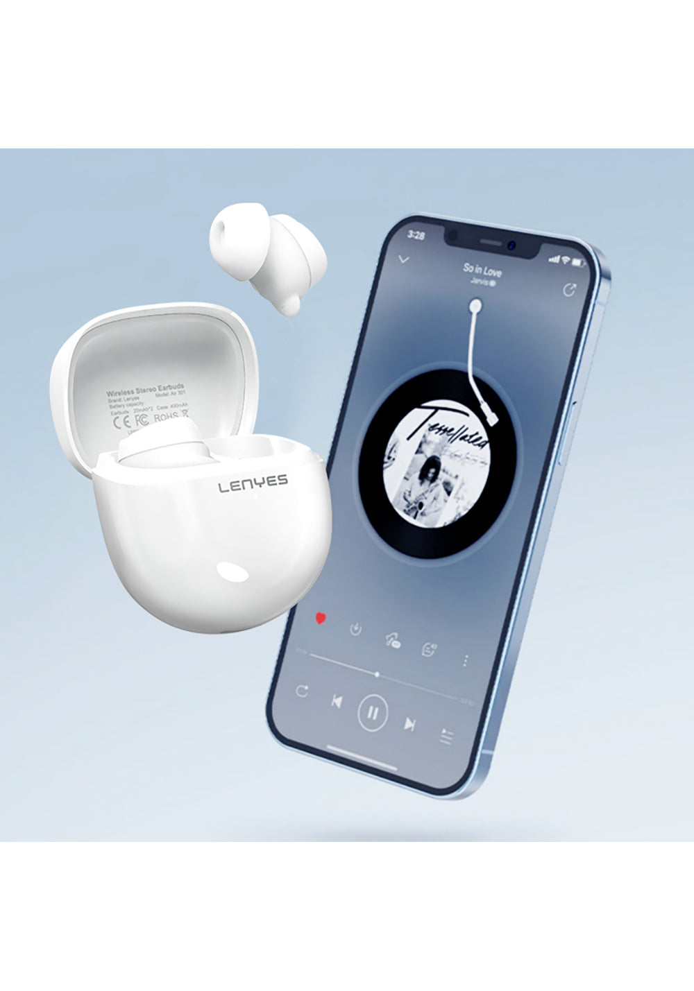 Lenyes Air 301 ACS Panoramic Surround Sound Kulak İçi Bluetooth v5.3 Kulaklık