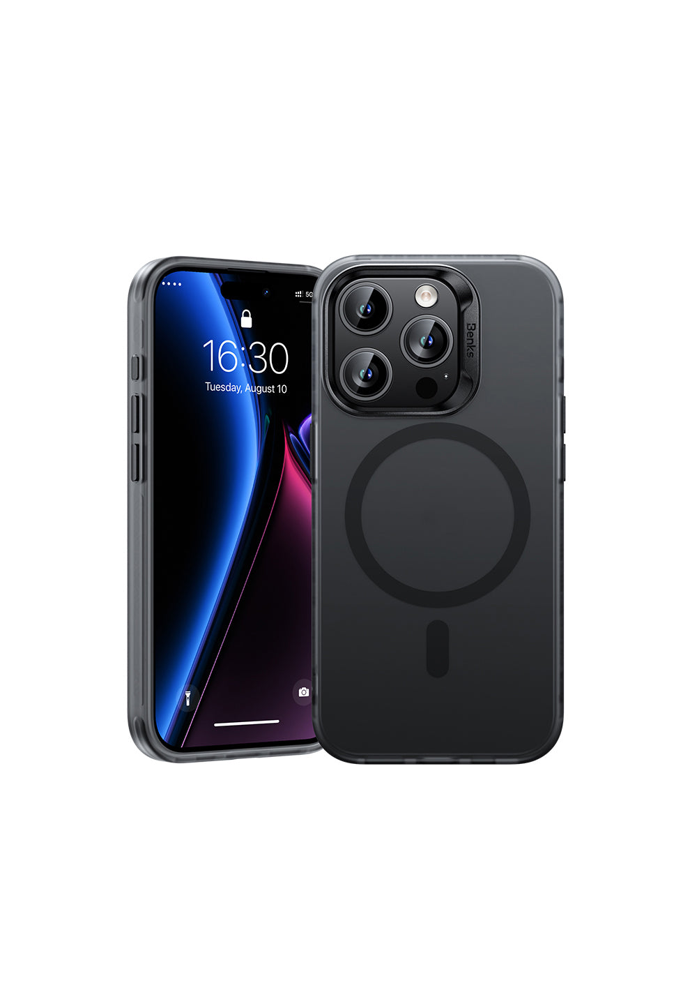Apple iPhone 16 Pro Max Kılıf Manyetik Şarj Uyumlu Yeni Seri Benks Lucid Armor Kapak