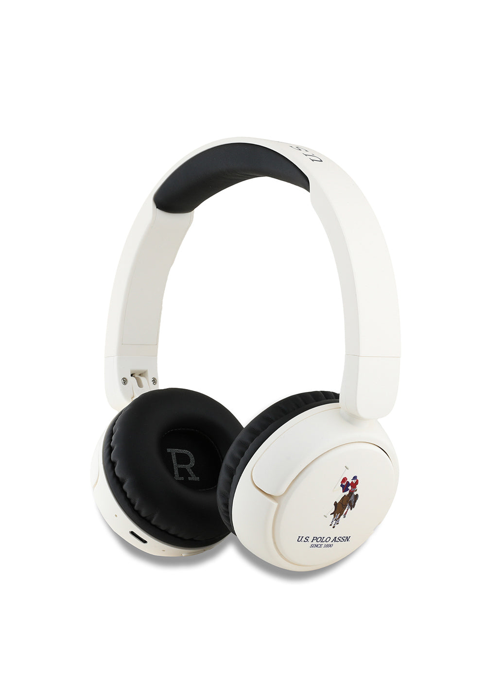 U.S Polo Assn. Orijinal Lisanslı Katlanabilir Ayarlanabilir Baskı Logolu Kulak Üstü Bluetooth Kulaklık v5.3