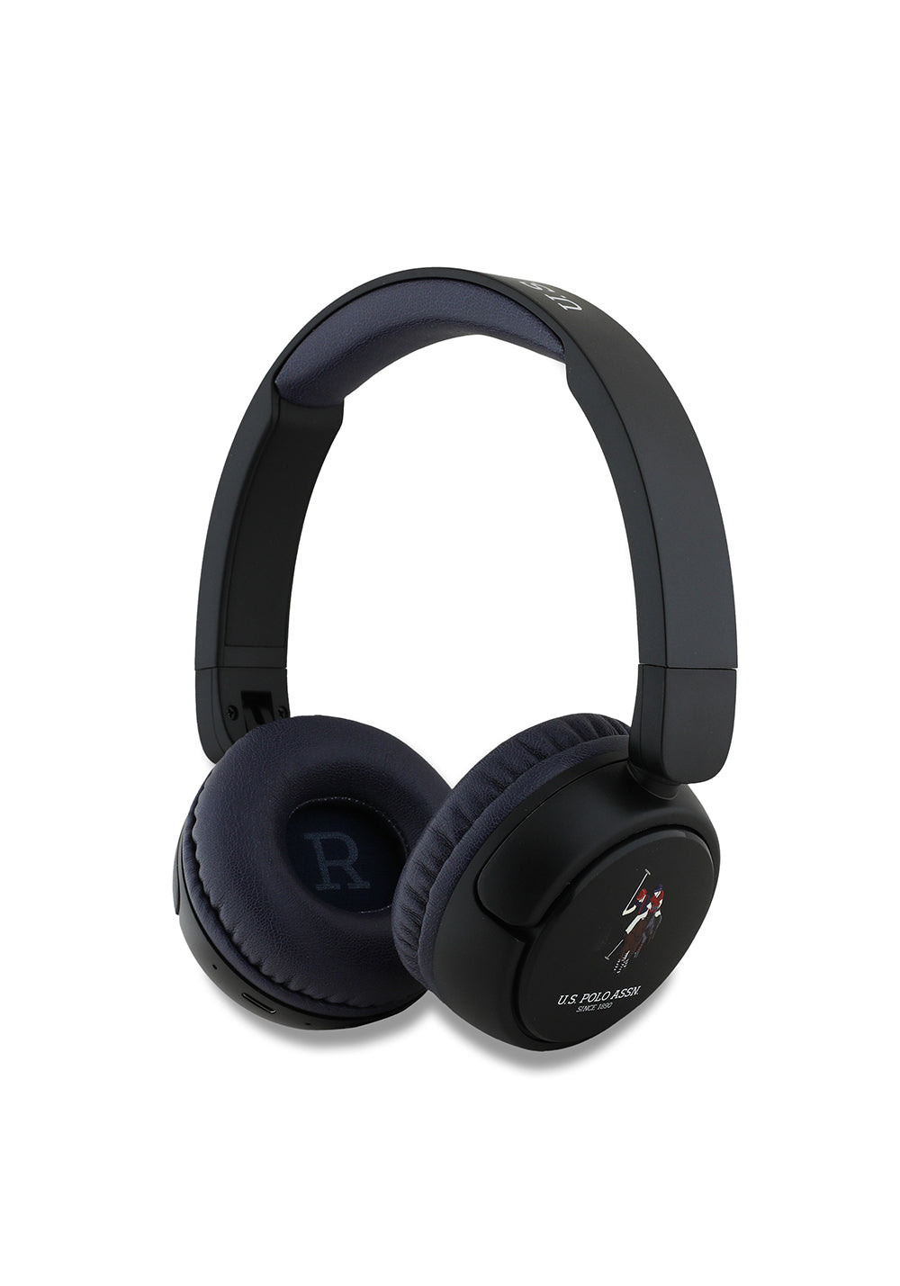 U.S Polo Assn. Orijinal Lisanslı Katlanabilir Ayarlanabilir Baskı Logolu Kulak Üstü Bluetooth Kulaklık v5.3