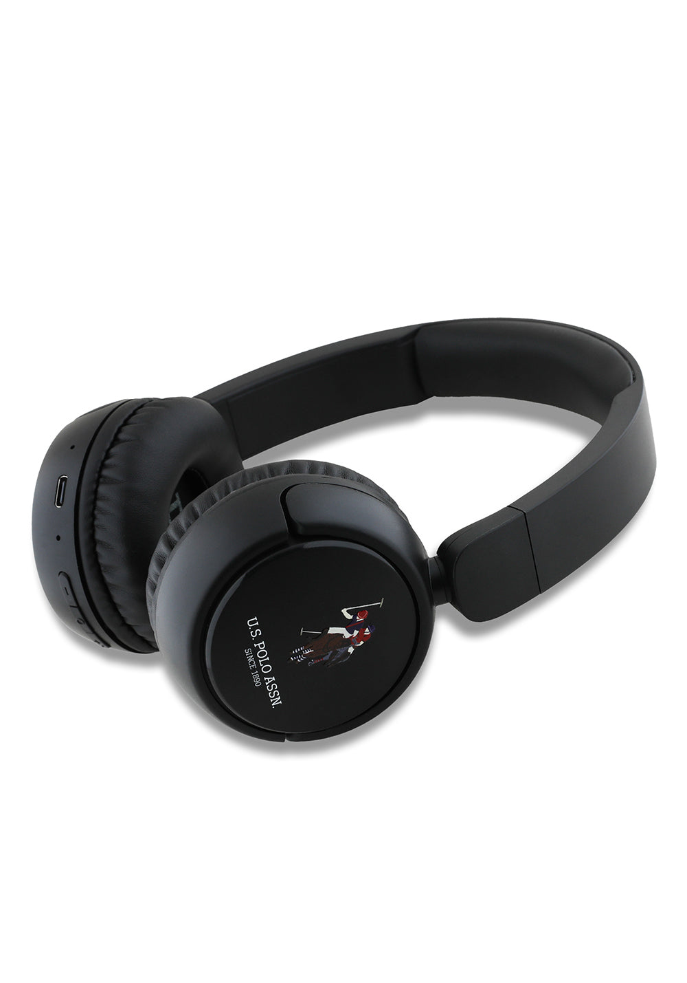 U.S Polo Assn. Orijinal Lisanslı Katlanabilir Ayarlanabilir Baskı Logolu Kulak Üstü Bluetooth Kulaklık v5.3