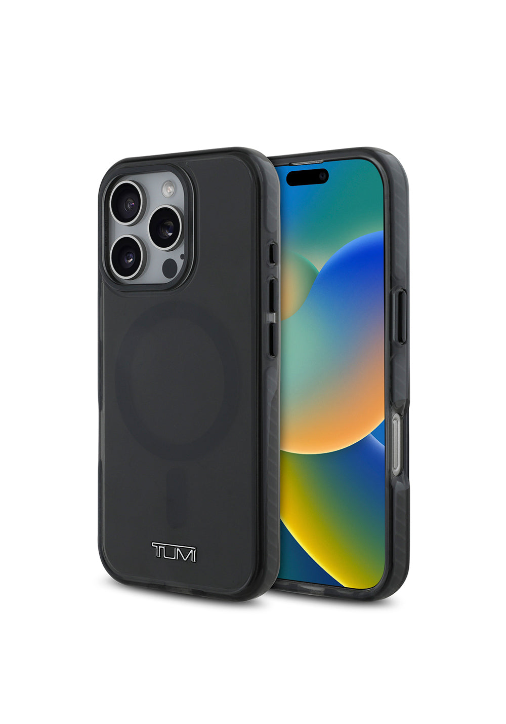 Apple iPhone 16 Pro Max Kılıf TUMI Orijinal Lisanslı Manyetik Şarj Uyumlu Airbagli Transparan Kapak