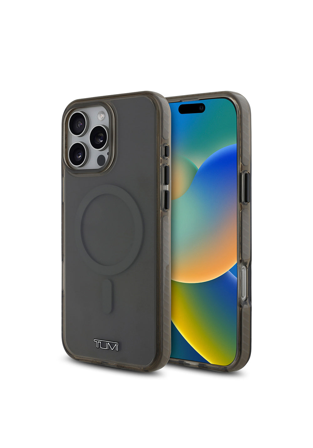 Apple iPhone 16 Pro Max Kılıf TUMI Orijinal Lisanslı Manyetik Şarj Uyumlu Airbagli Transparan Kapak