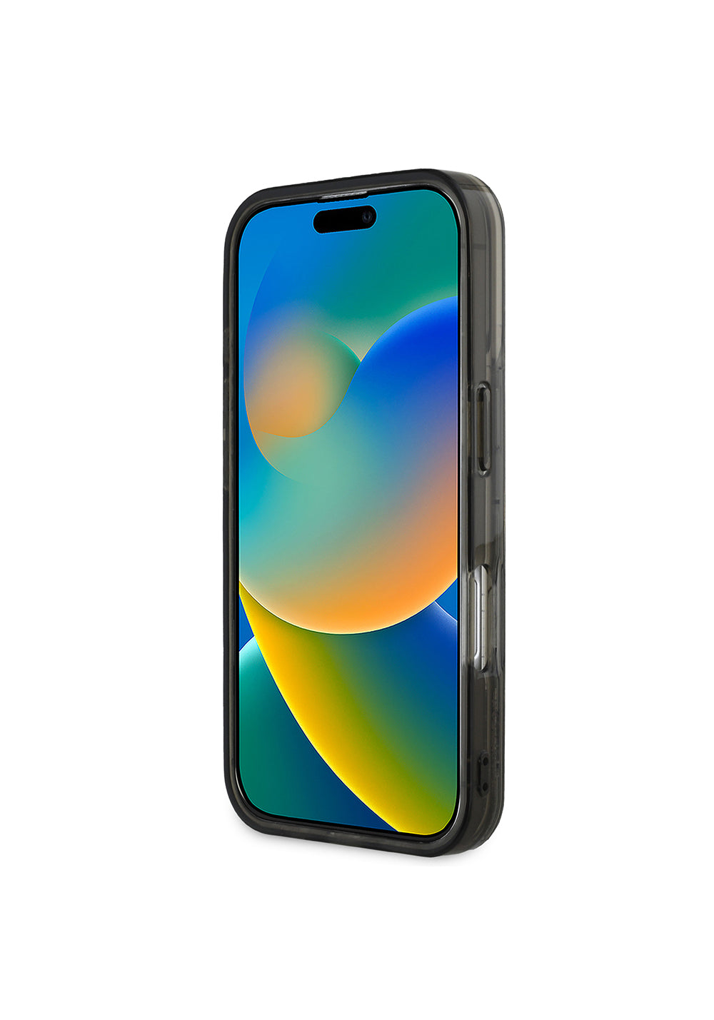 Apple iPhone 16 Kılıf Karl Lagerfeld Orijinal Lisanslı Simli KL Yazılı Monogram Gradient Kapak
