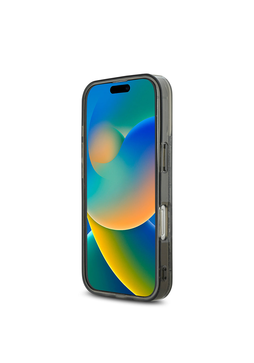 Apple iPhone 16 Pro Max Kılıf Karl Lagerfeld Orijinal Lisanslı Simli KL Yazılı Monogram Gradient Kapak