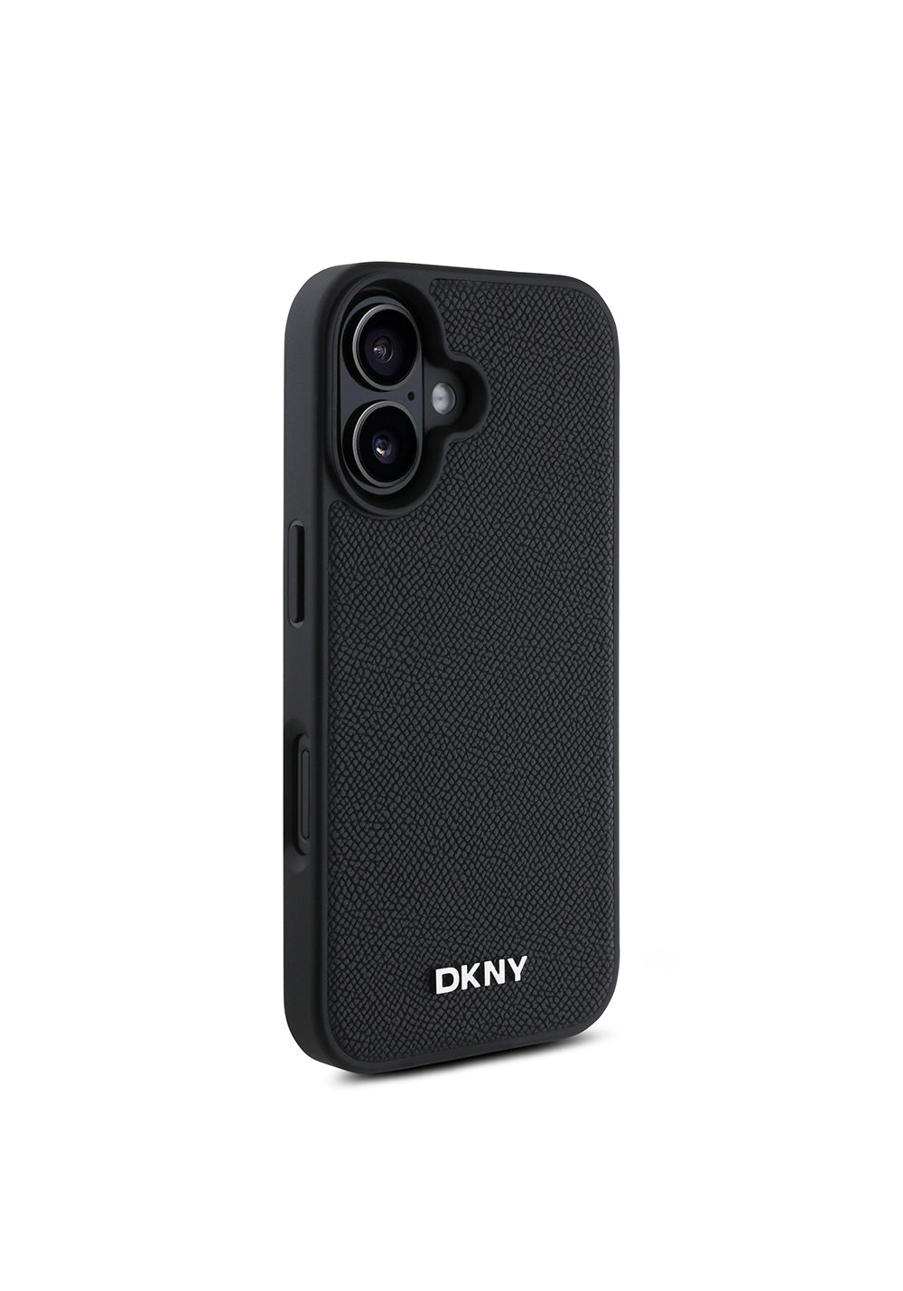 Apple iPhone 16 Plus Kılıf DKNY Orijinal Lisanslı Manyetik Şarj Uyumlu Metal Logolu PU Deri Grained Kapak