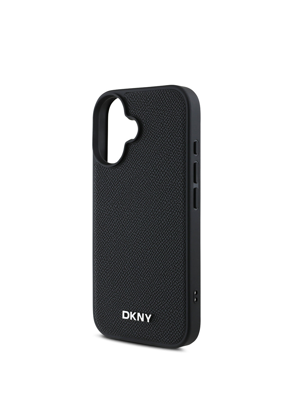Apple iPhone 16 Plus Kılıf DKNY Orijinal Lisanslı Manyetik Şarj Uyumlu Metal Logolu PU Deri Grained Kapak
