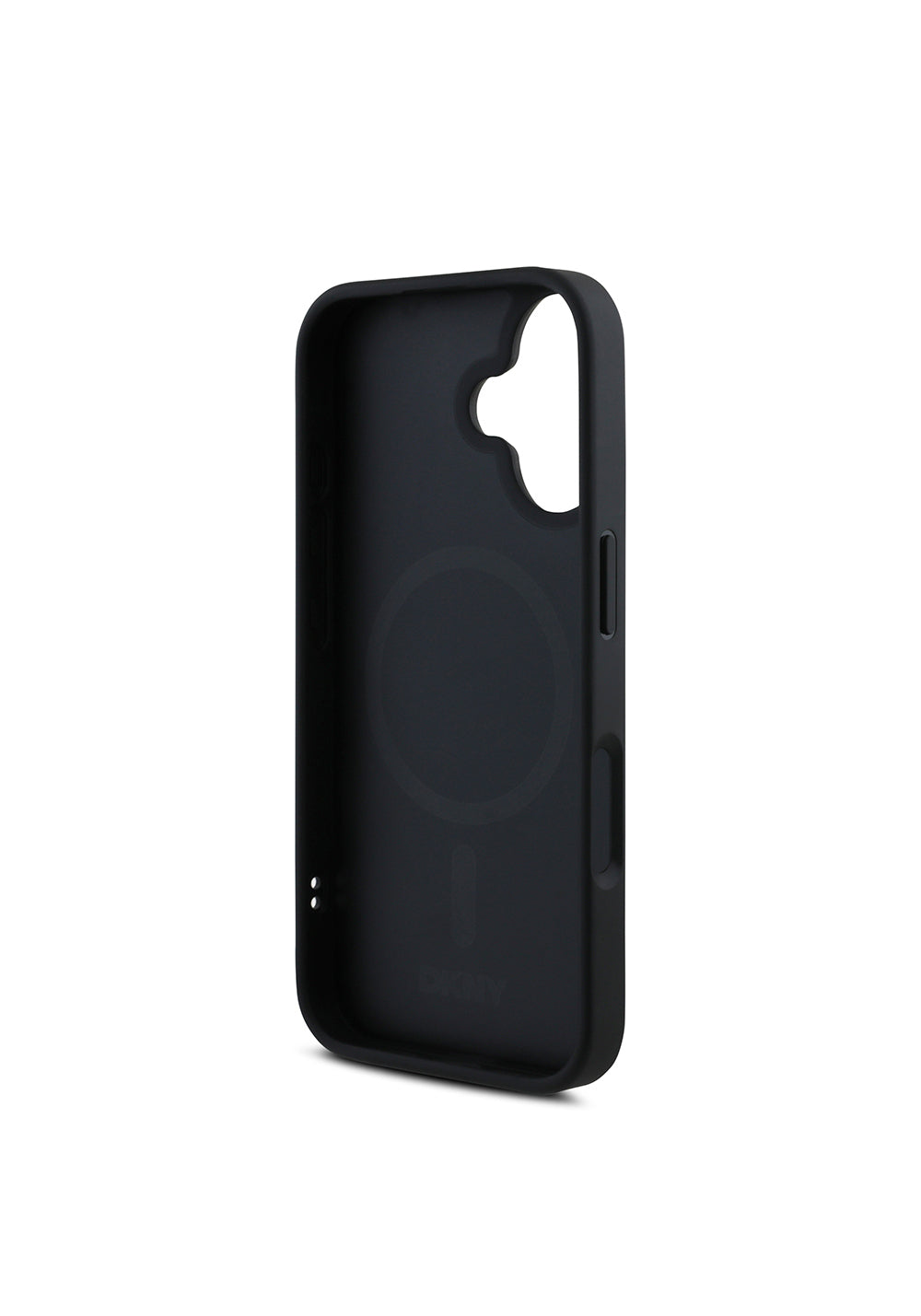 Apple iPhone 16 Plus Kılıf DKNY Orijinal Lisanslı Manyetik Şarj Uyumlu Metal Logolu PU Deri Grained Kapak