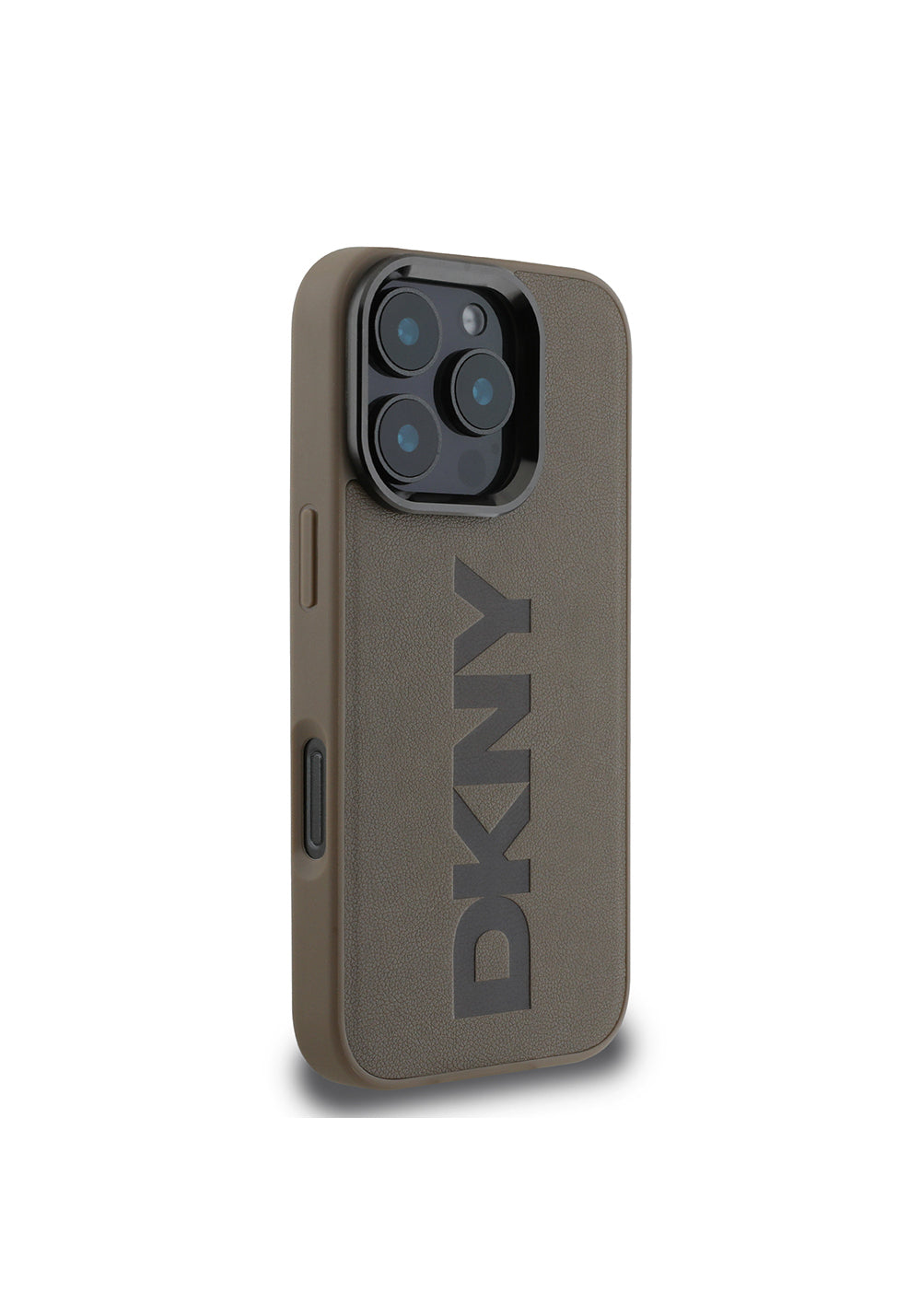 Apple iPhone 16 Pro Kılıf DKNY Orijinal Lisanslı Manyetik Şarj Uyumlu PU Deri Plain Kapak