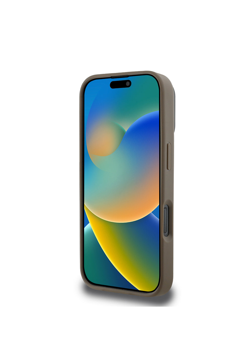 Apple iPhone 16 Pro Kılıf DKNY Orijinal Lisanslı Manyetik Şarj Uyumlu PU Deri Plain Kapak