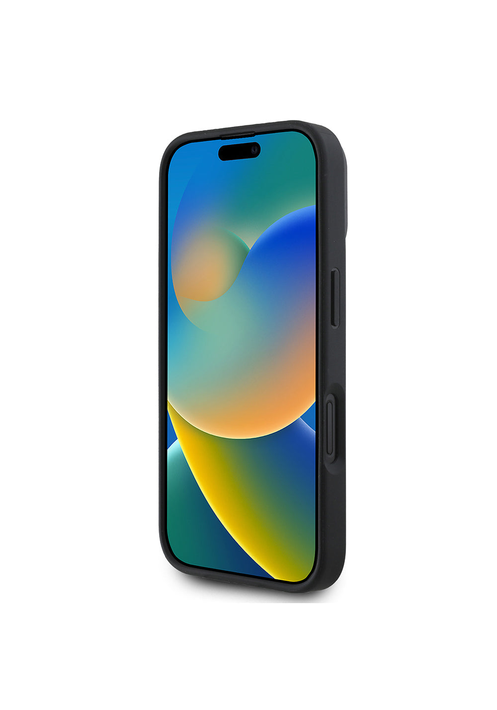 Apple iPhone 16 Kılıf DKNY Orijinal Lisanslı Manyetik Şarj Uyumlu Metal Logolu PU Deri Plain Kapak
