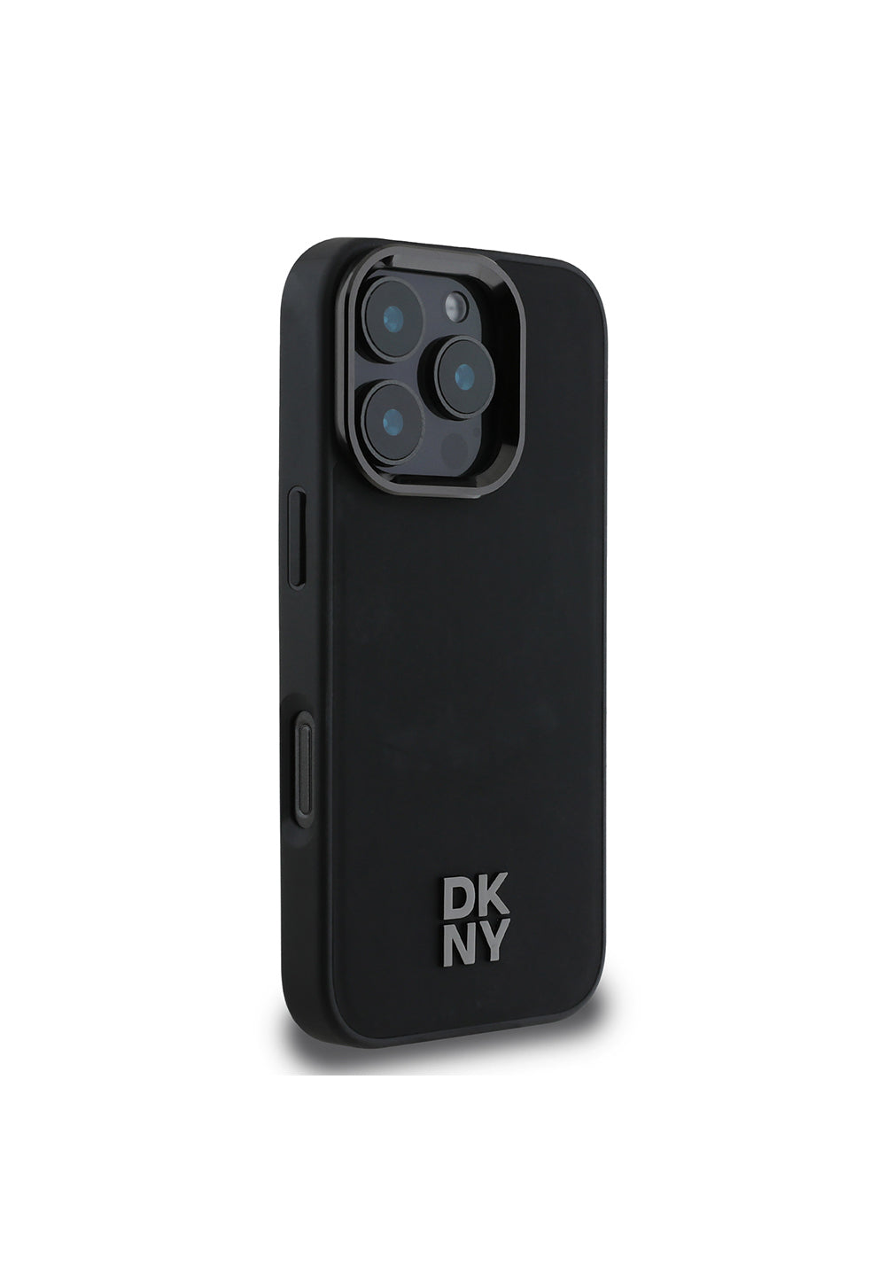 Apple iPhone 16 Pro Kılıf DKNY Orijinal Lisanslı Manyetik Şarj Uyumlu Metal Logolu PU Deri Plain Kapak