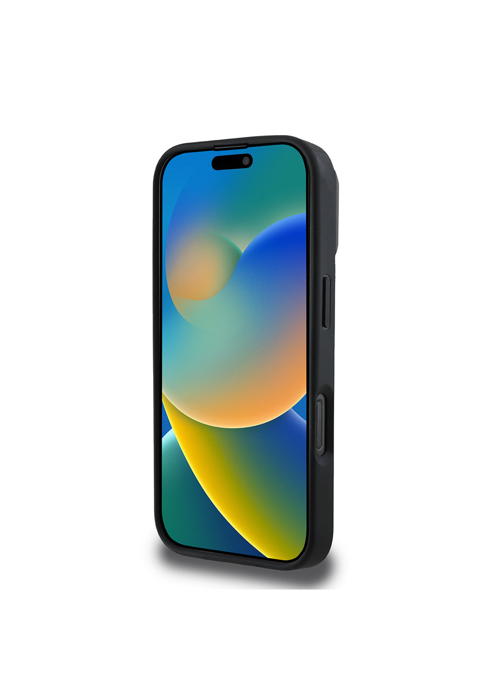 Apple iPhone 16 Pro Kılıf DKNY Orijinal Lisanslı Manyetik Şarj Uyumlu Metal Logolu PU Deri Plain Kapak