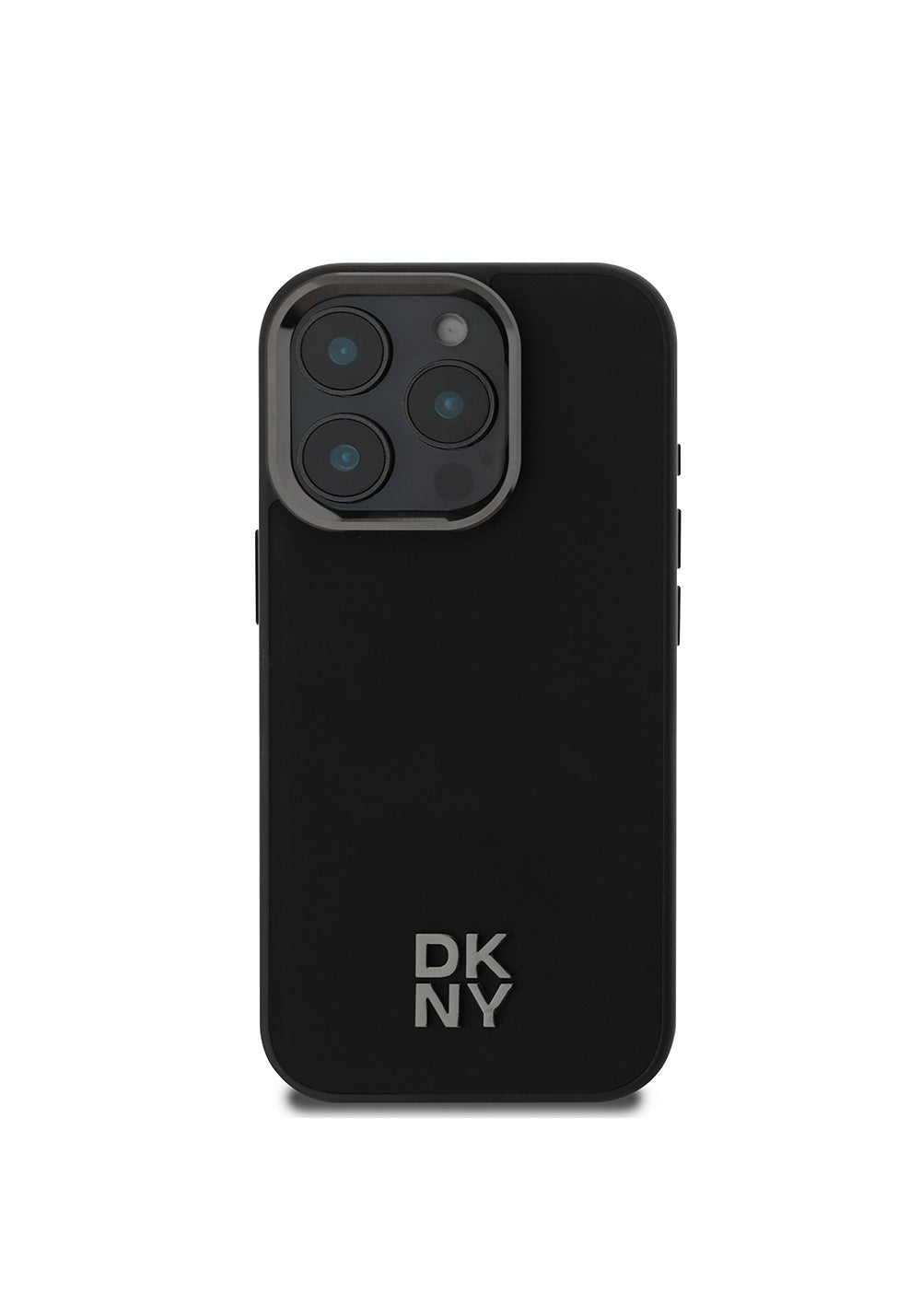 Apple iPhone 16 Pro Max Kılıf DKNY Orijinal Lisanslı Manyetik Şarj Uyumlu Metal Logolu PU Deri Plain Kapak