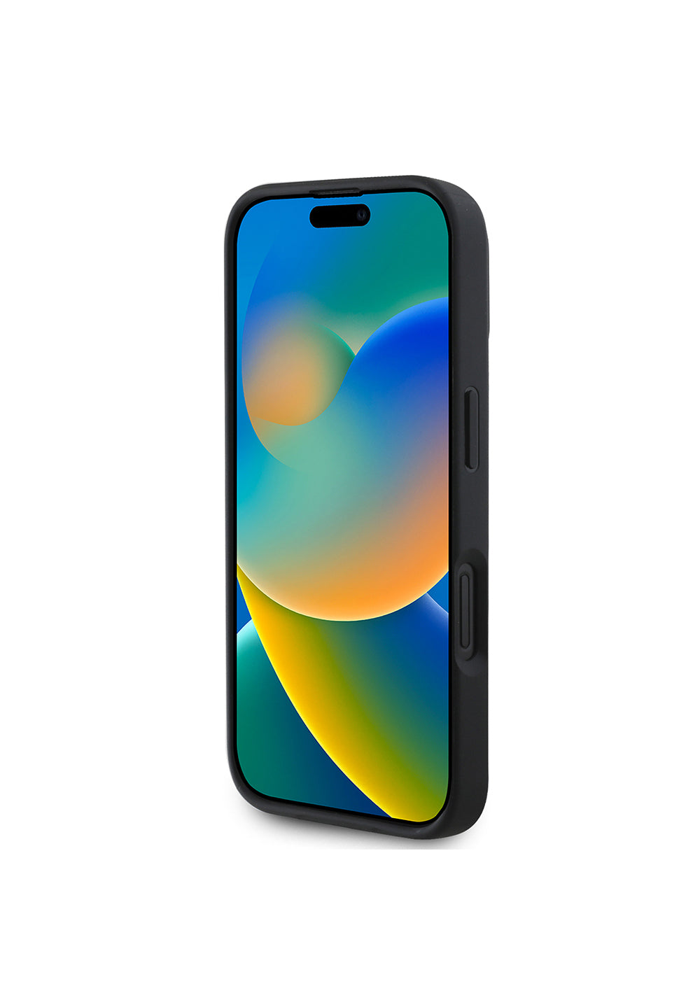 Apple iPhone 16 Pro Kılıf DKNY Orijinal Lisanslı Kartlıklı 3D Yazılı Repeat Texture Pattern Kapak