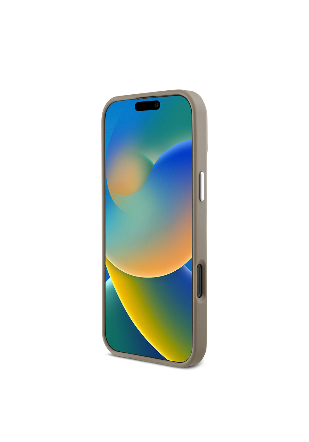 Apple iPhone 16 Pro Max Kılıf Guess Orijinal Lisanslı Manyetik Şarj Uyumlu Grained Triangle Kapak