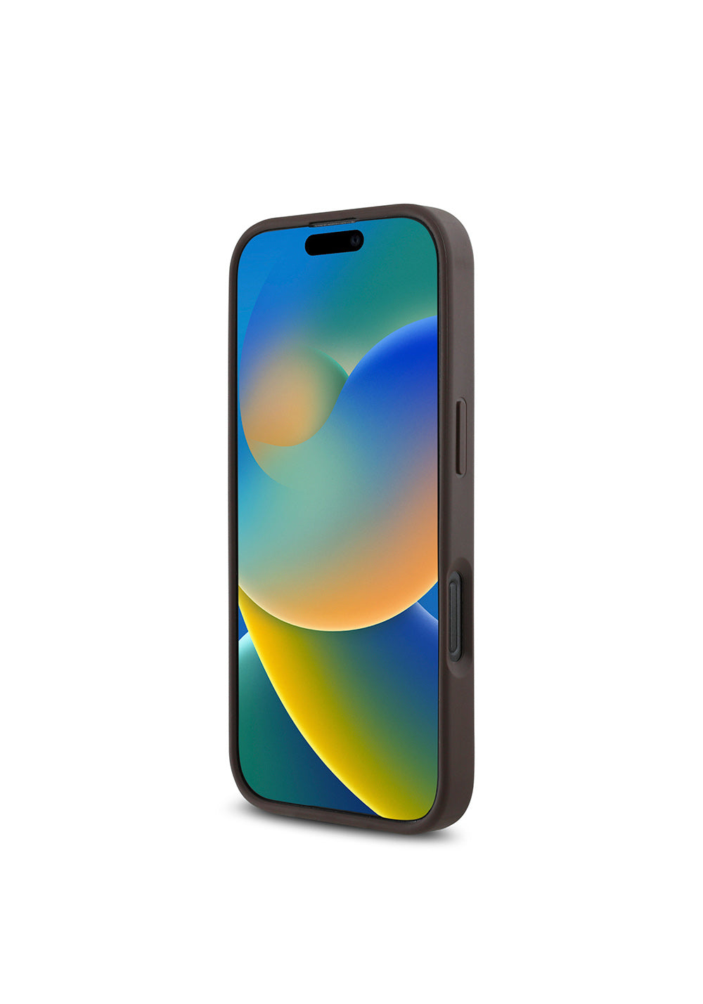 Apple iPhone 16 Pro Max Kılıf Guess Orijinal Lisanslı Manyetik Şarj Uyumlu PU Üçgen Logo 4G Desenli Kapak