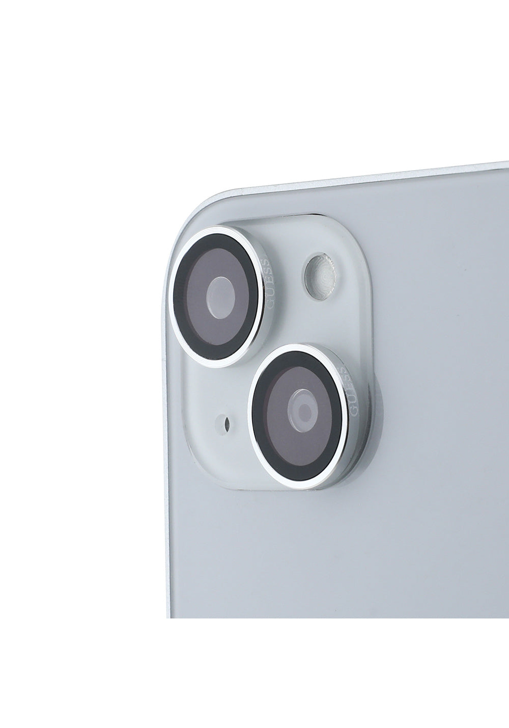 Apple iPhone 15 Plus Guess Orijinal Lisanslı Metal Kamera Lens Koruyucu