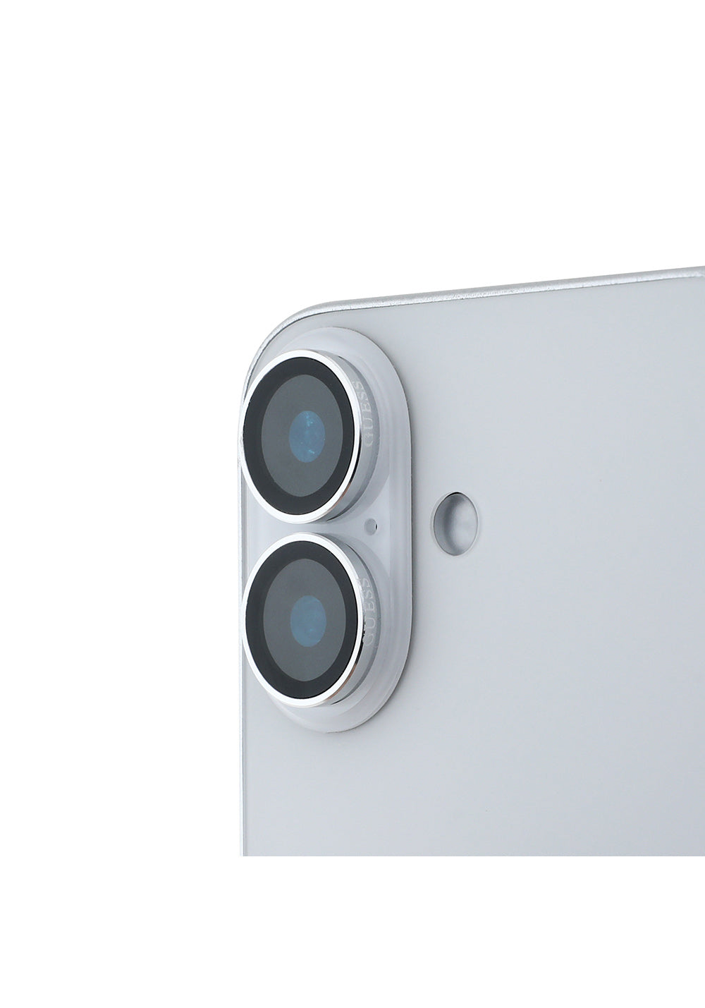 Apple iPhone 16 Plus Guess Orijinal Lisanslı Metal Kamera Lens Koruyucu