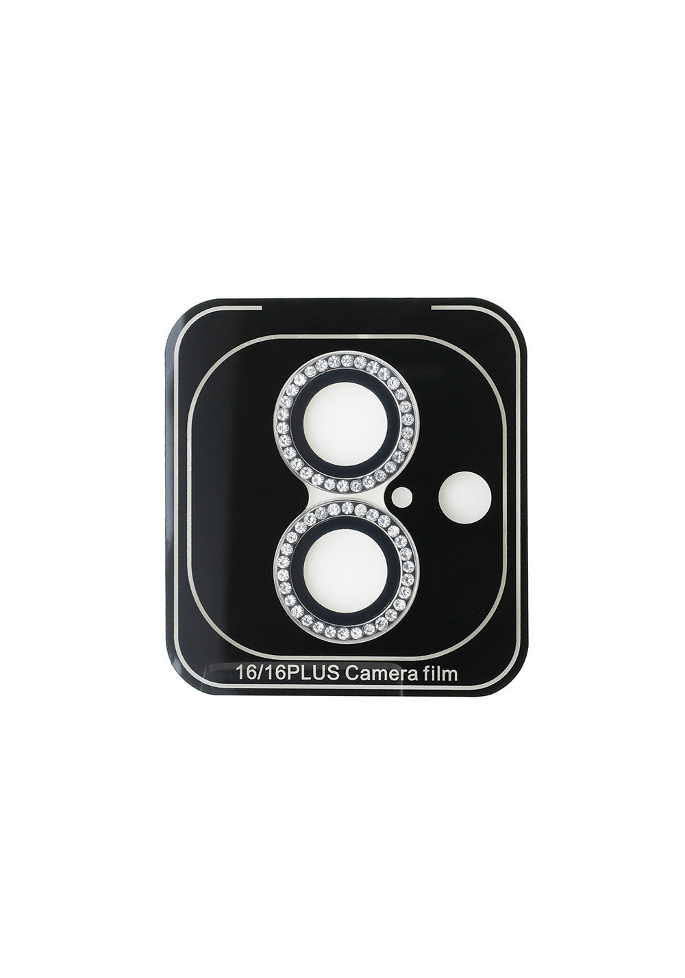 Apple iPhone 16 Plus Guess Orijinal Lisanslı Rhinestone Taşlı Lens Koruyucu