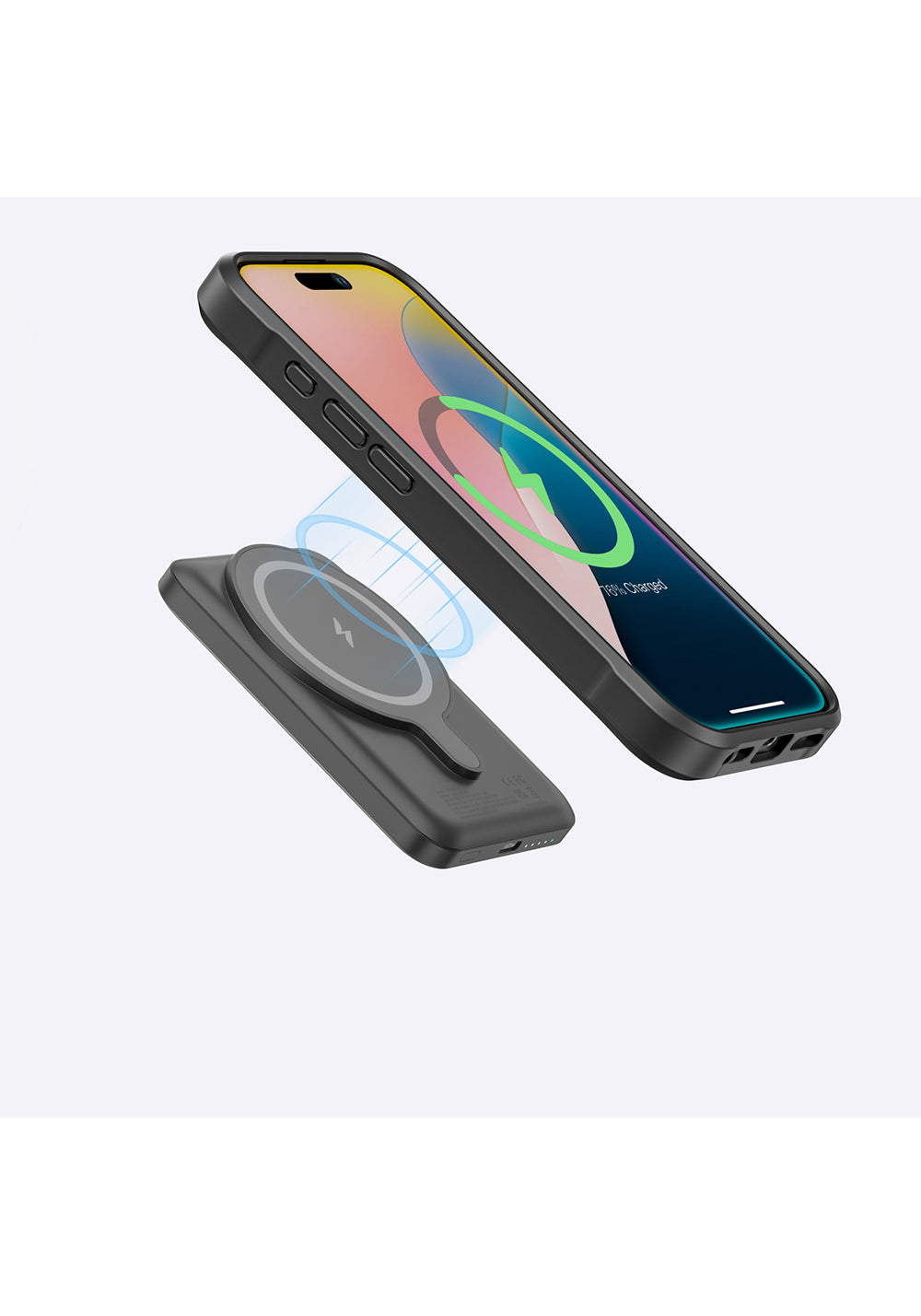 Apple iPhone 16 Kılıf Manyetik Şarj Uyumlu Amazingthing Glamour Serisi Kapak