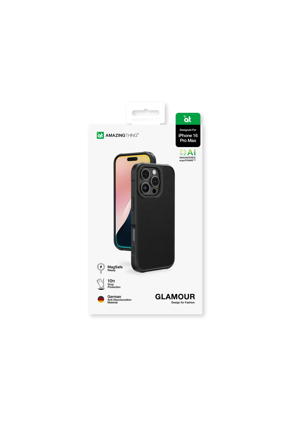 Apple iPhone 16 Pro Max Kılıf Manyetik Şarj Uyumlu Amazingthing Glamour Serisi Kapak