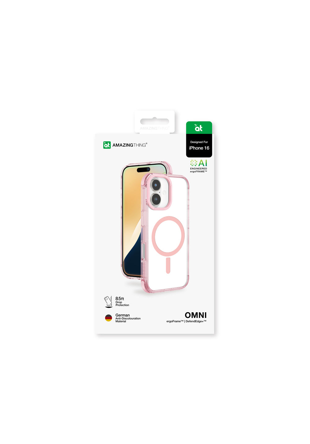 Apple iPhone 16 Kılıf Manyetik Şarj Uyumlu Amazingthing Omni Serisi Kapak