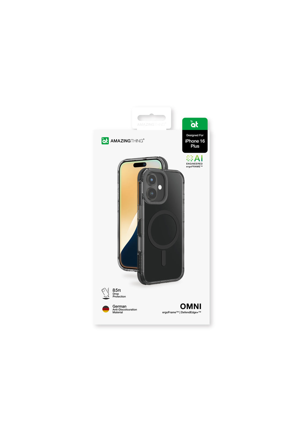 Apple iPhone 16 Plus Kılıf Manyetik Şarj Uyumlu Amazingthing Omni Serisi Kapak