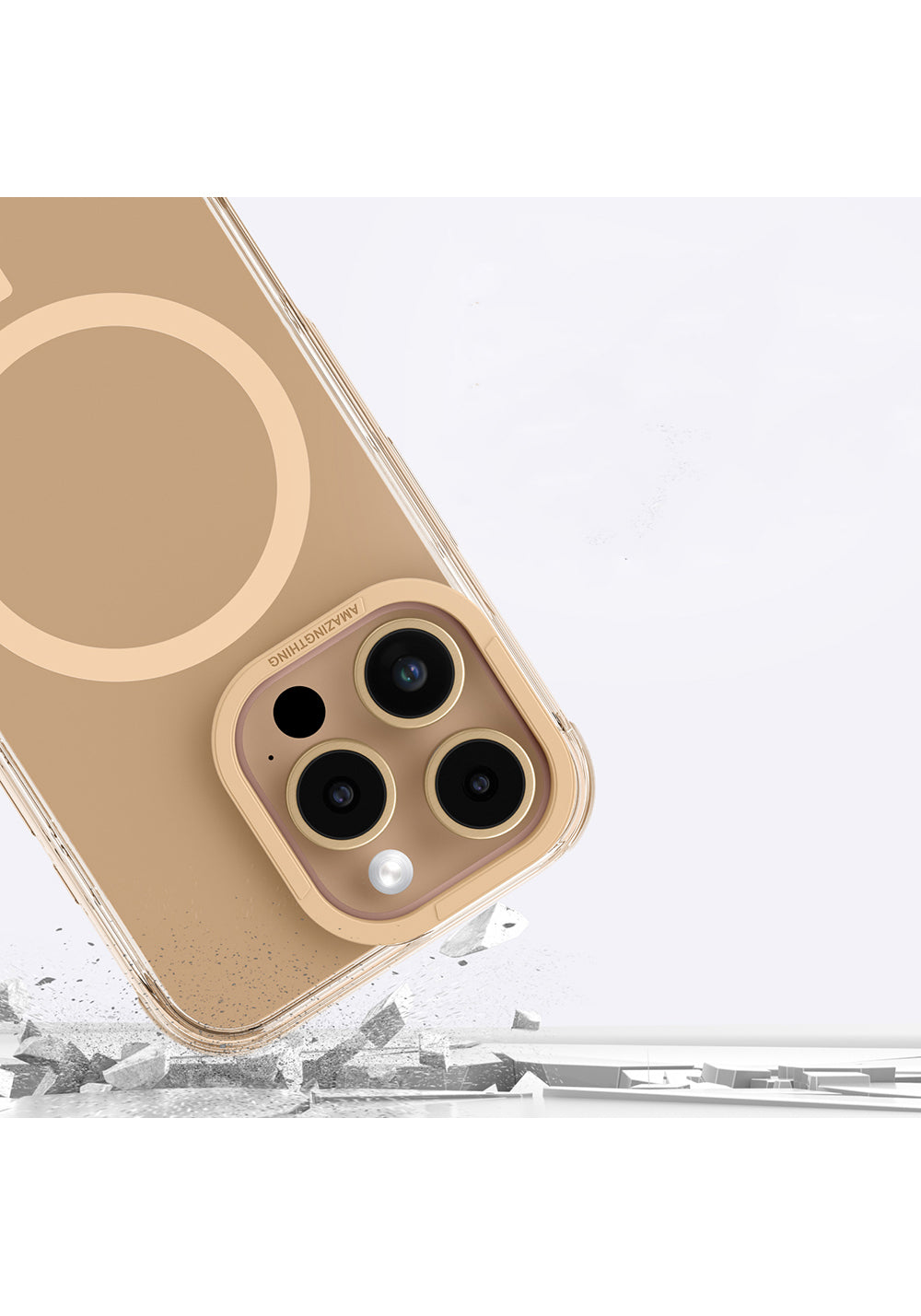 Apple iPhone 16 Pro Max Kılıf Manyetik Şarj Uyumlu Amazingthing Omni Serisi Kapak
