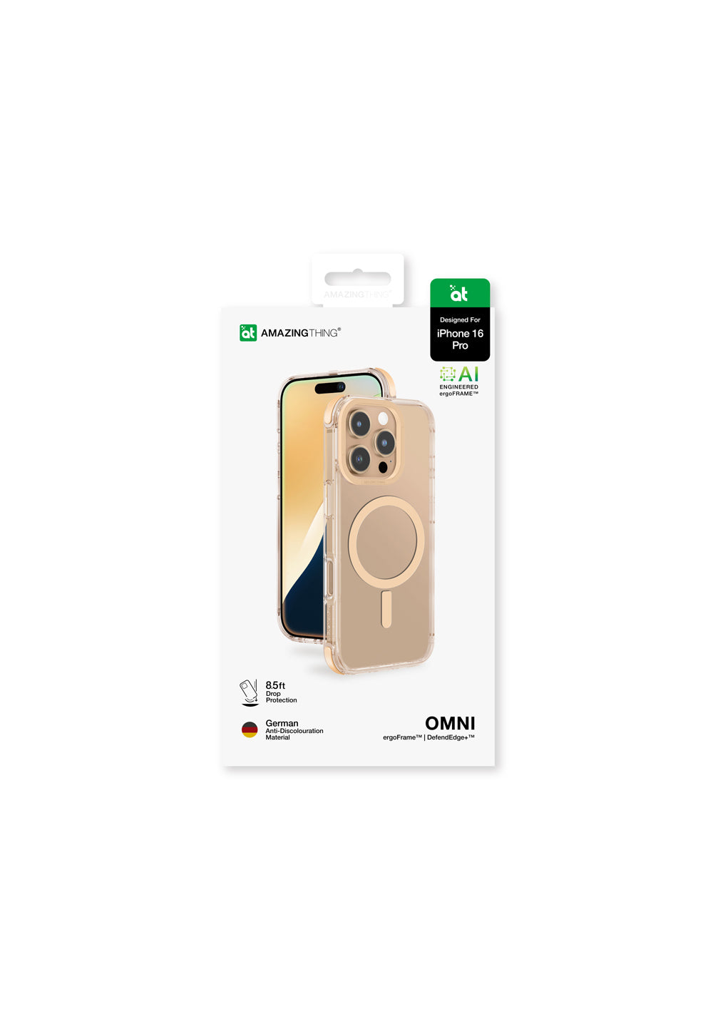 Apple iPhone 16 Pro Max Kılıf Manyetik Şarj Uyumlu Amazingthing Omni Serisi Kapak