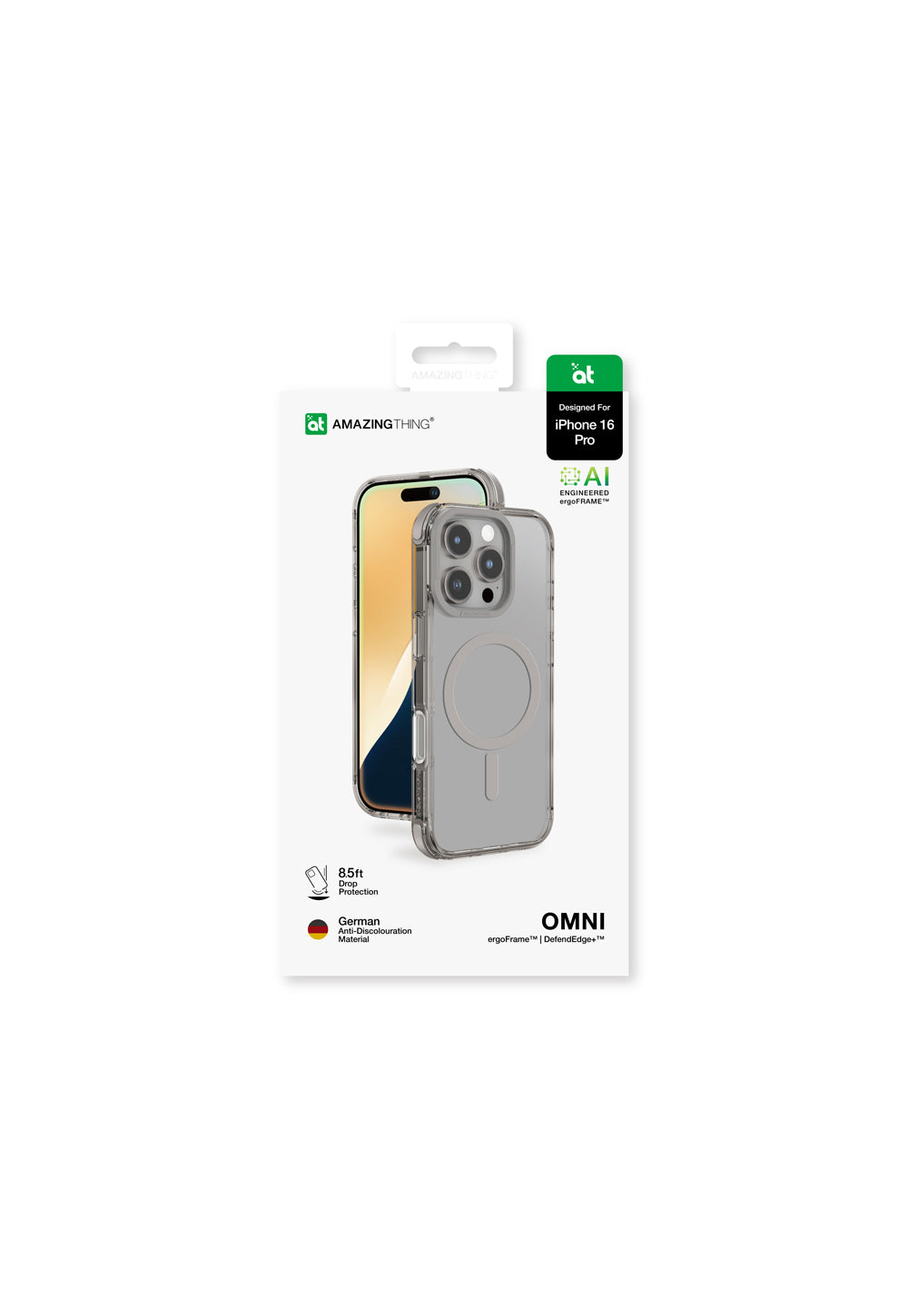 Apple iPhone 16 Pro Max Kılıf Manyetik Şarj Uyumlu Amazingthing Omni Serisi Kapak