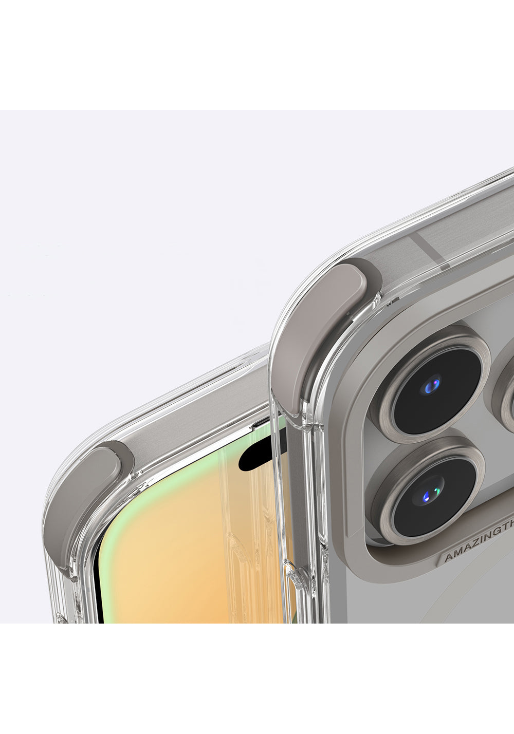 Apple iPhone 16 Pro Max Kılıf Manyetik Şarj Uyumlu Amazingthing Omni Serisi Kapak