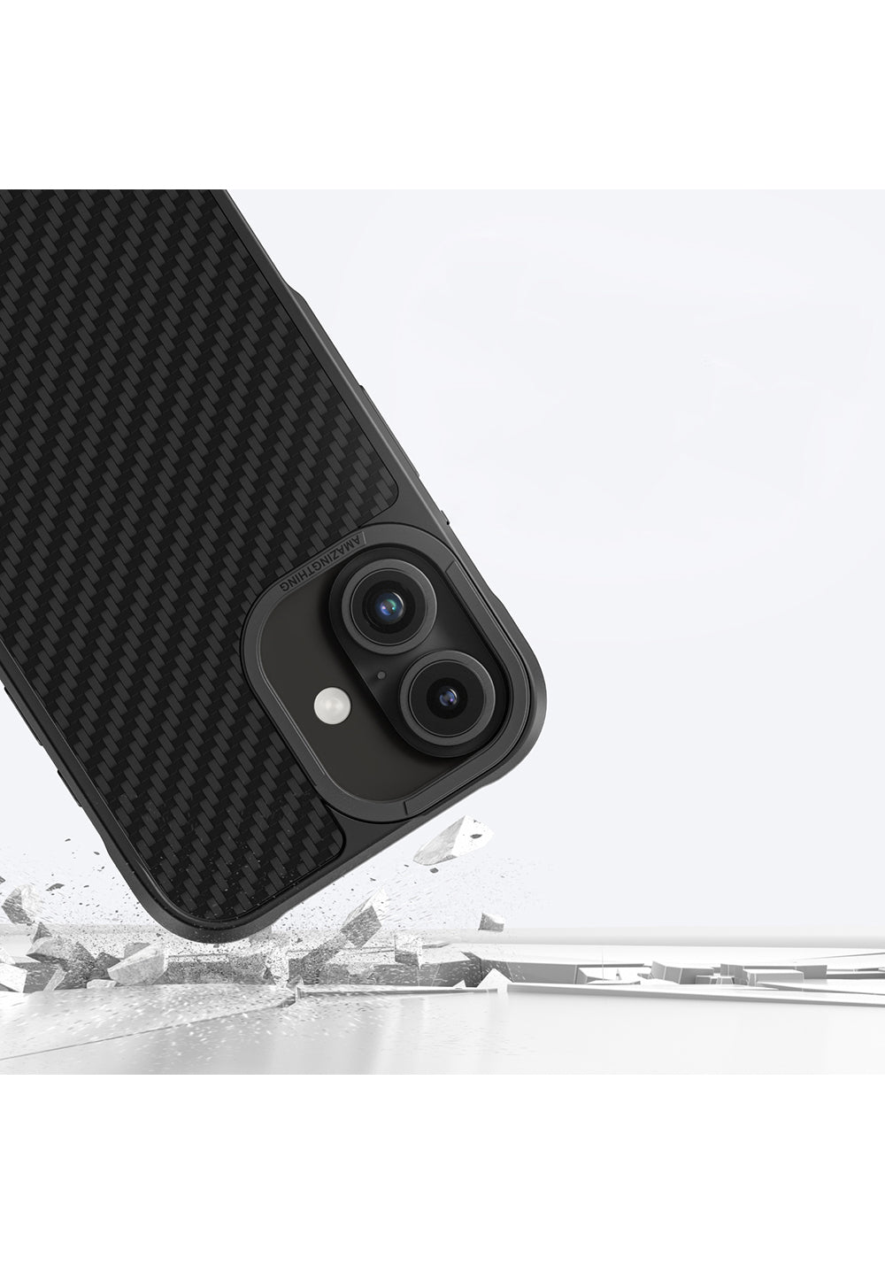 Apple iPhone 16 Kılıf Manyetik Şarj Uyumlu 1500D Aramid Fiber Amazingthing Titan Max Serisi Kapak