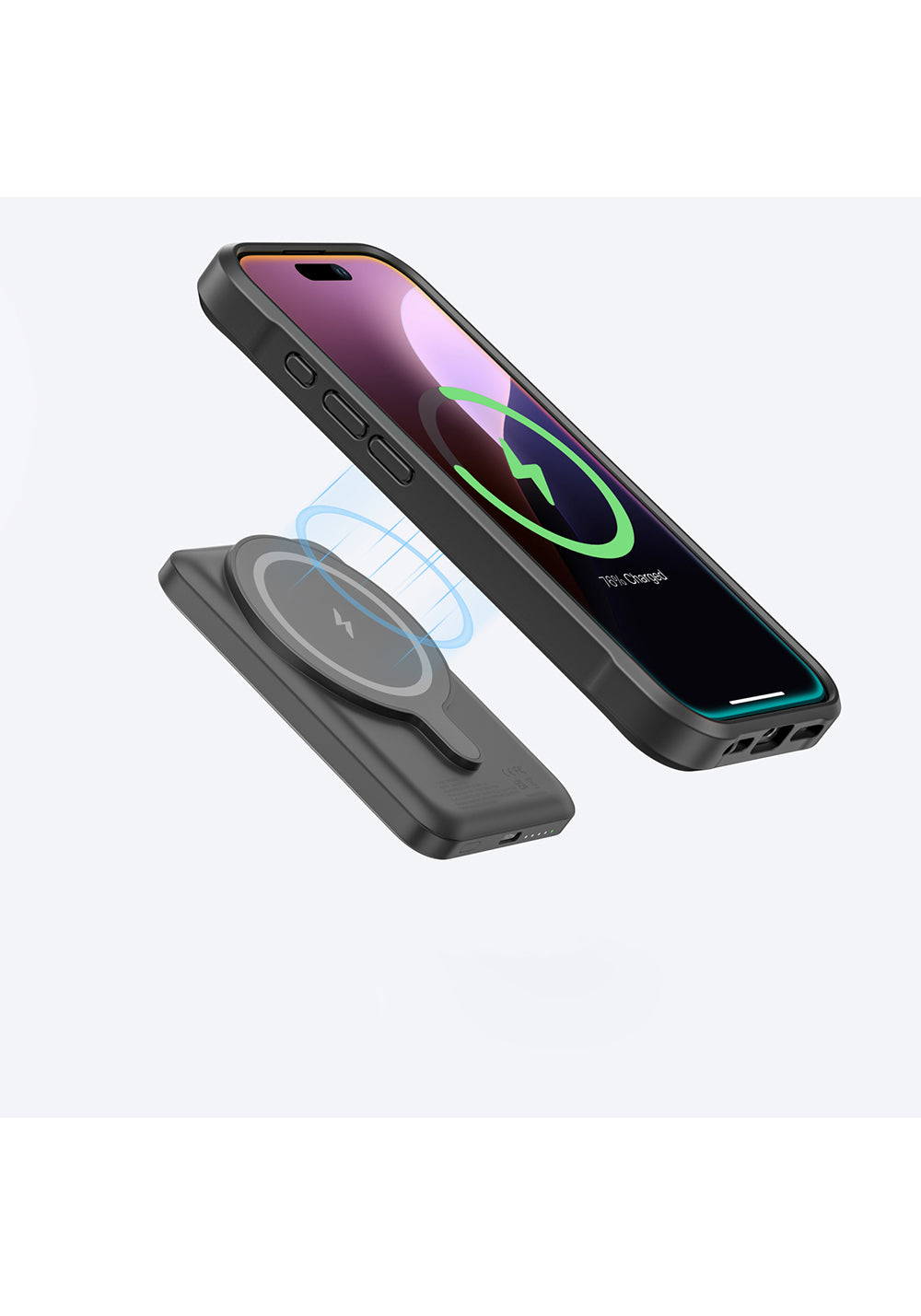 Apple iPhone 16 Kılıf Manyetik Şarj Uyumlu 1500D Aramid Fiber Amazingthing Titan Max Serisi Kapak