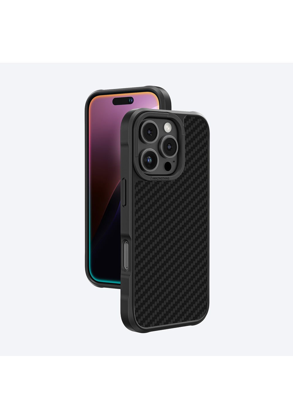 Apple iPhone 16 Pro Max Kılıf Manyetik Şarj Uyumlu 1500D Aramid Fiber Amazingthing Titan Max Serisi Kapak