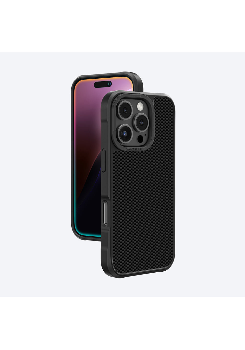 Apple iPhone 16 Pro Max Kılıf Manyetik Şarj Uyumlu 600D Aramid Fiber Amazingthing Titan Max Serisi Kapak
