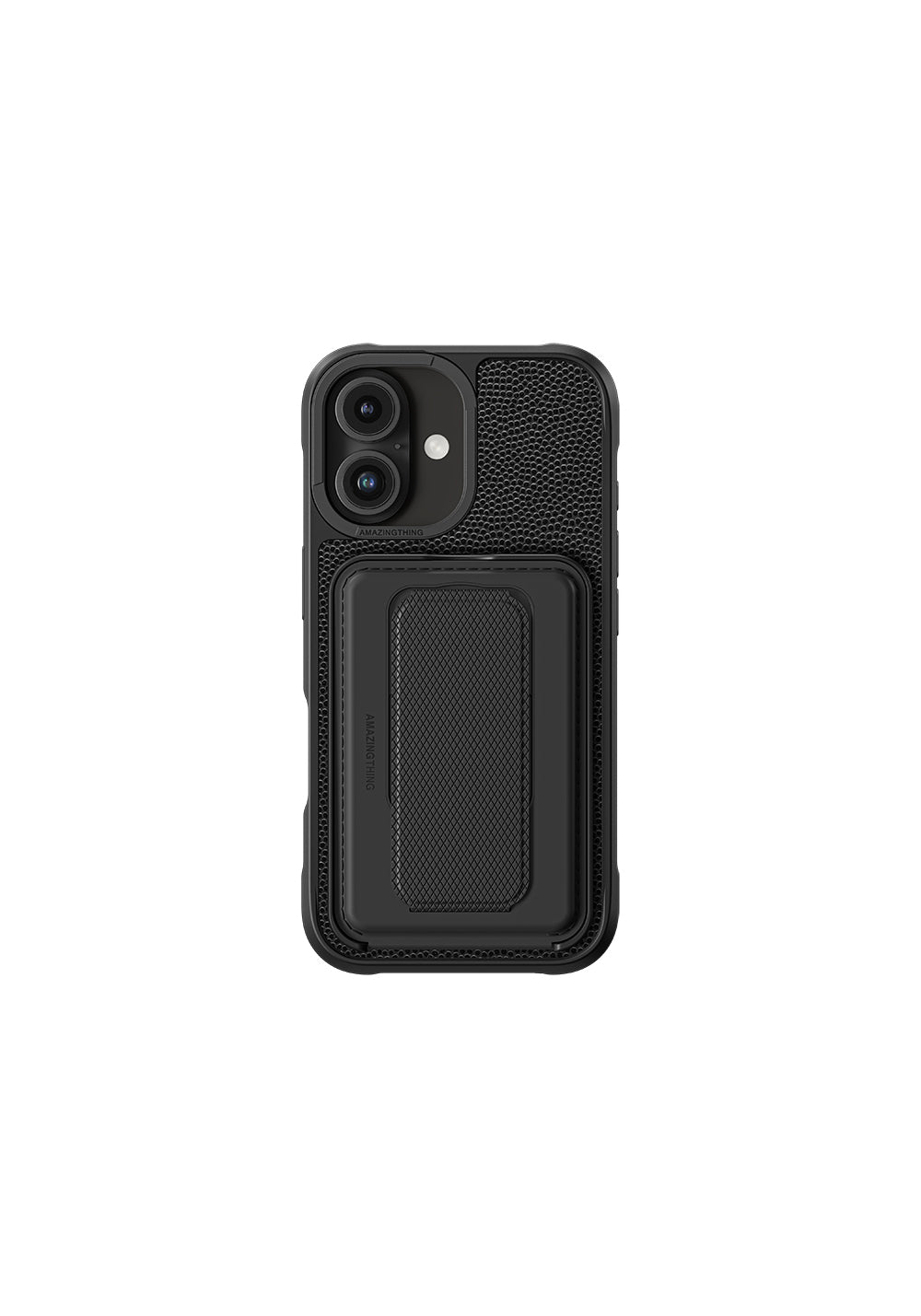 Apple iPhone 16 Plus Kılıf Manyetik Şarj Uyumlu Standlı Kartlıklı Set Amazinghing Glamour Luxe Serisi Kapak