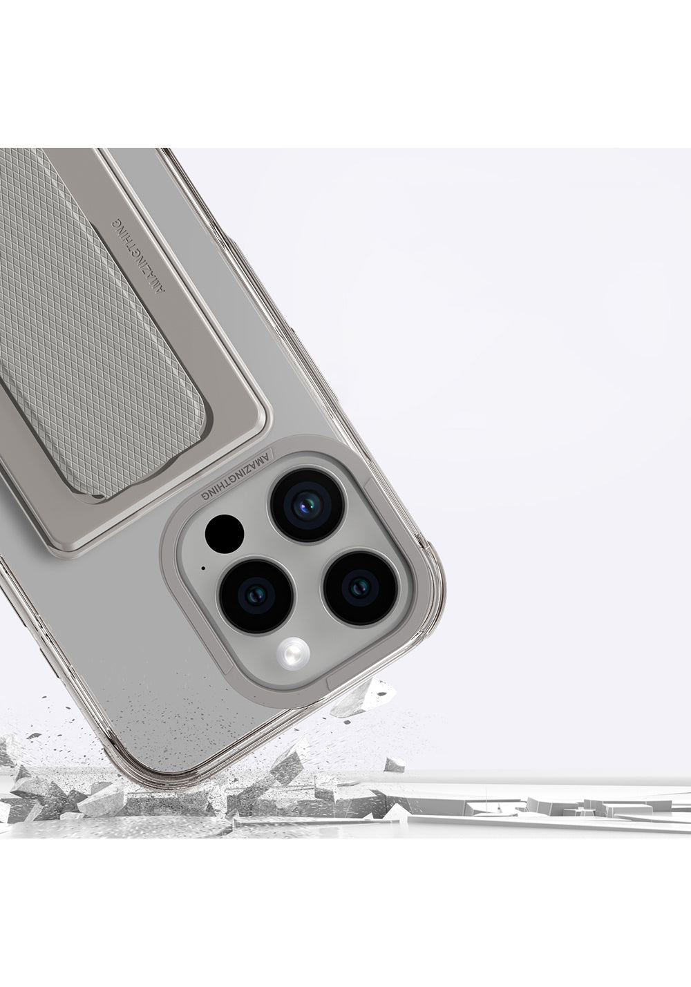 Apple iPhone 16 Pro Kılıf Manyetik Şarj Uyumlu Standlı Set Amazingthing Omni Adventure Serisi Kapak