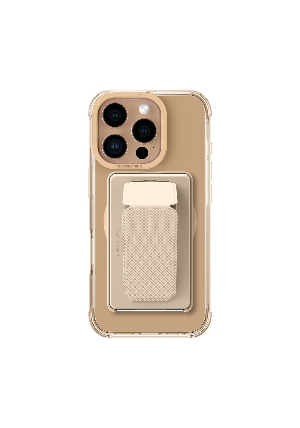 Apple iPhone 16 Pro Kılıf Manyetik Şarj Uyumlu Standlı Set Amazingthing Omni Adventure Serisi Kapak