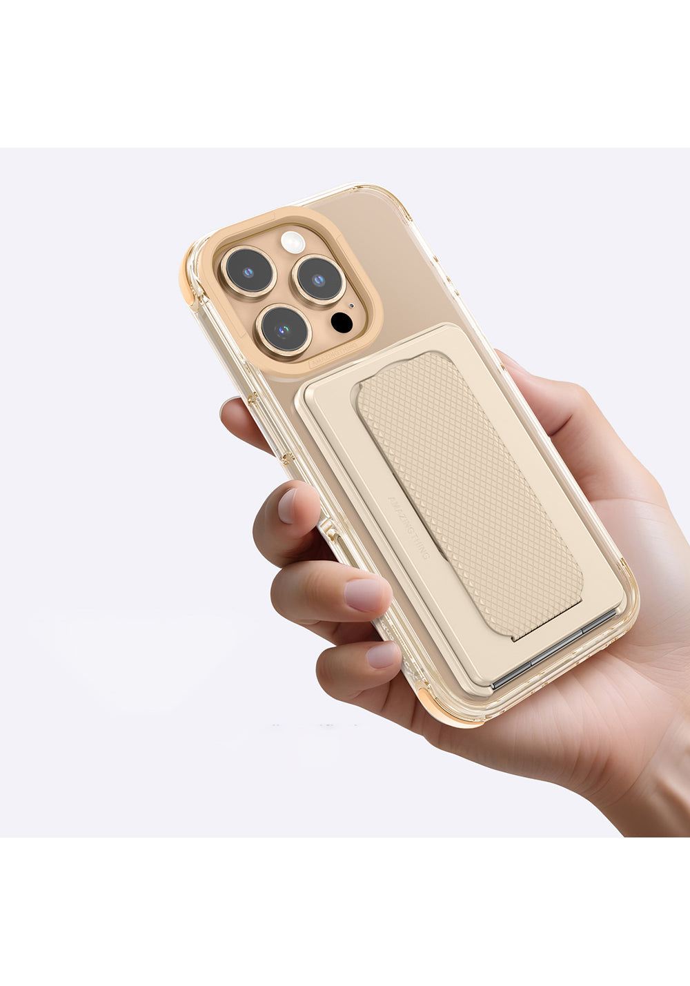 Apple iPhone 16 Pro Kılıf Manyetik Şarj Uyumlu Standlı Set Amazingthing Omni Adventure Serisi Kapak