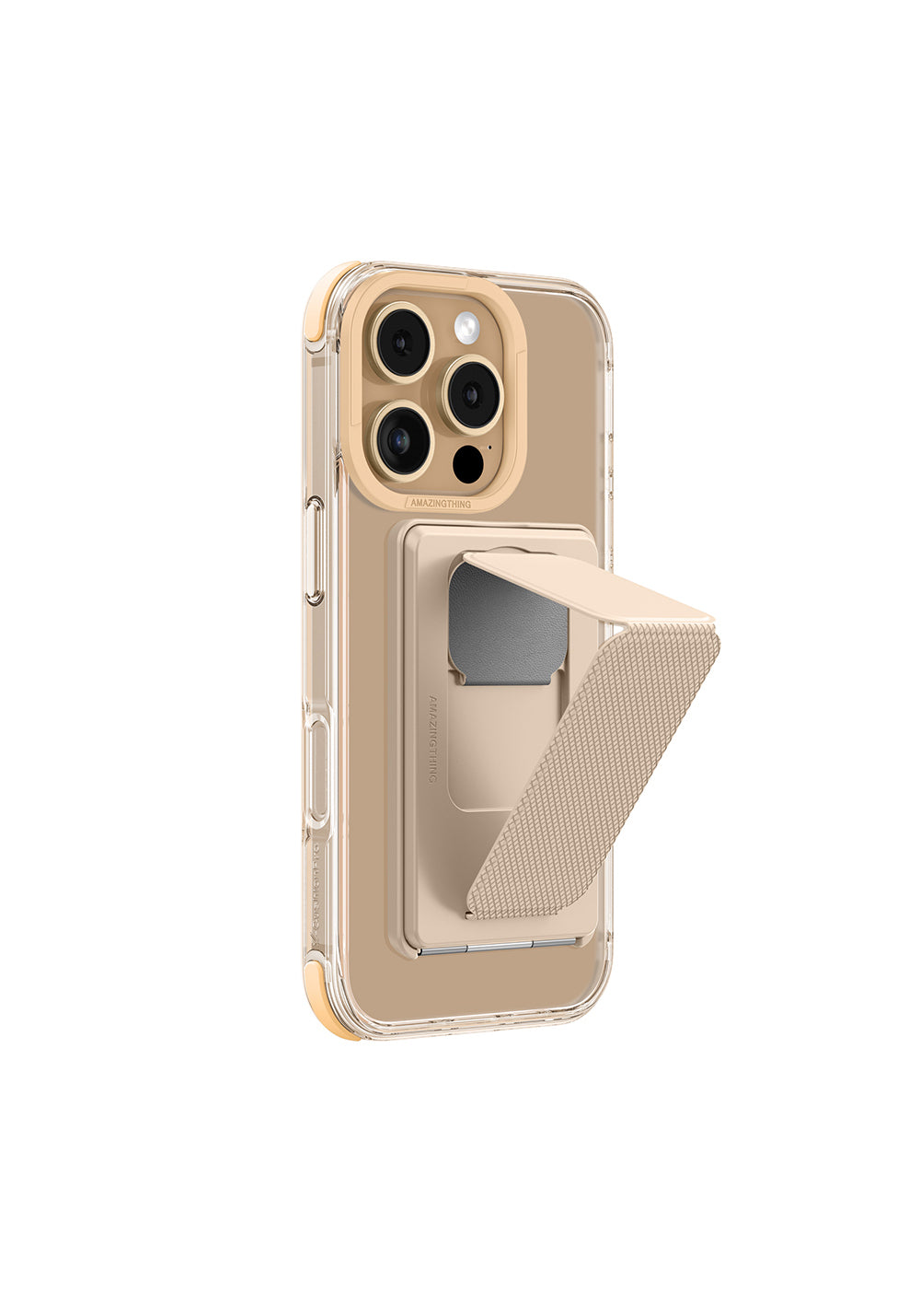 Apple iPhone 16 Pro Max Kılıf Manyetik Şarj Uyumlu Standlı Set Amazingthing Omni Adventure Serisi Kapak