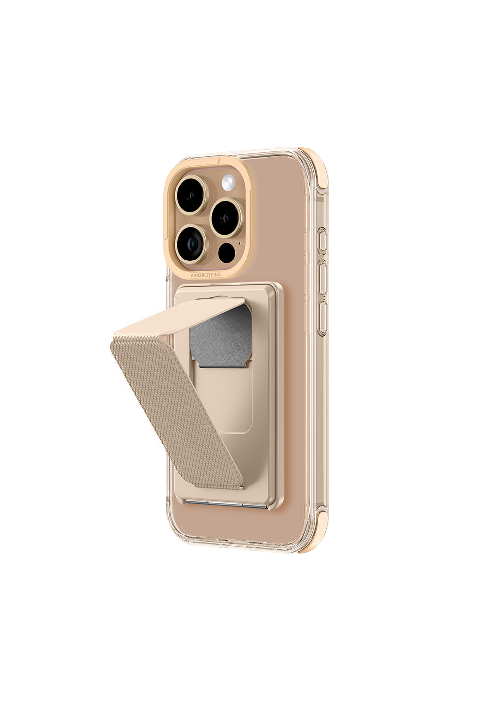 Apple iPhone 16 Pro Max Kılıf Manyetik Şarj Uyumlu Standlı Set Amazingthing Omni Adventure Serisi Kapak
