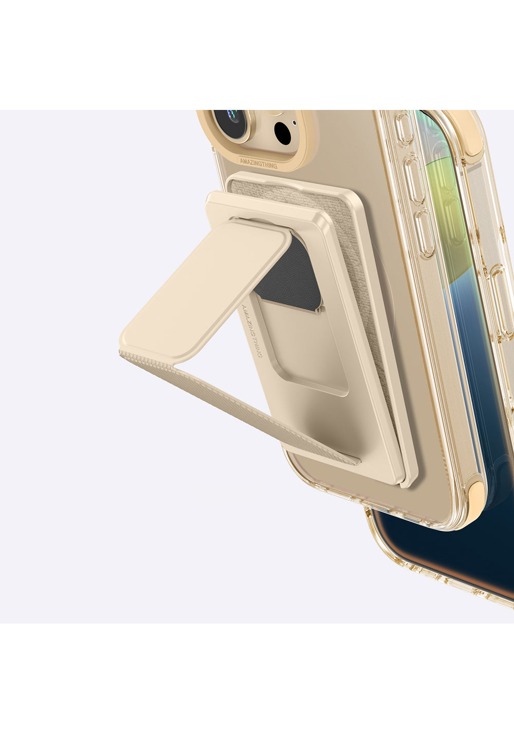 Apple iPhone 16 Pro Max Kılıf Manyetik Şarj Uyumlu Standlı Set Amazingthing Omni Adventure Serisi Kapak