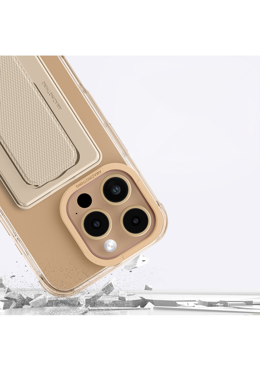 Apple iPhone 16 Pro Max Kılıf Manyetik Şarj Uyumlu Standlı Set Amazingthing Omni Adventure Serisi Kapak